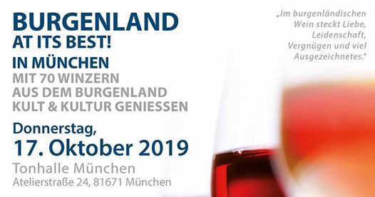 Wein Burgenland Präsentation in München